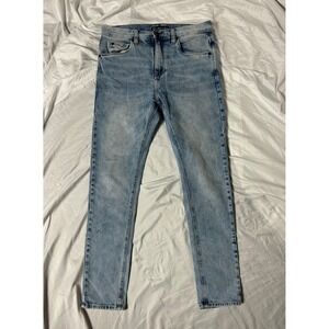 Empyre Verge Mens Light Wash Skinny Jeans Blue Denim Size 30 Stretch Skate